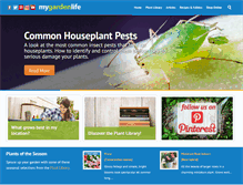 Tablet Screenshot of mygardenlife.com